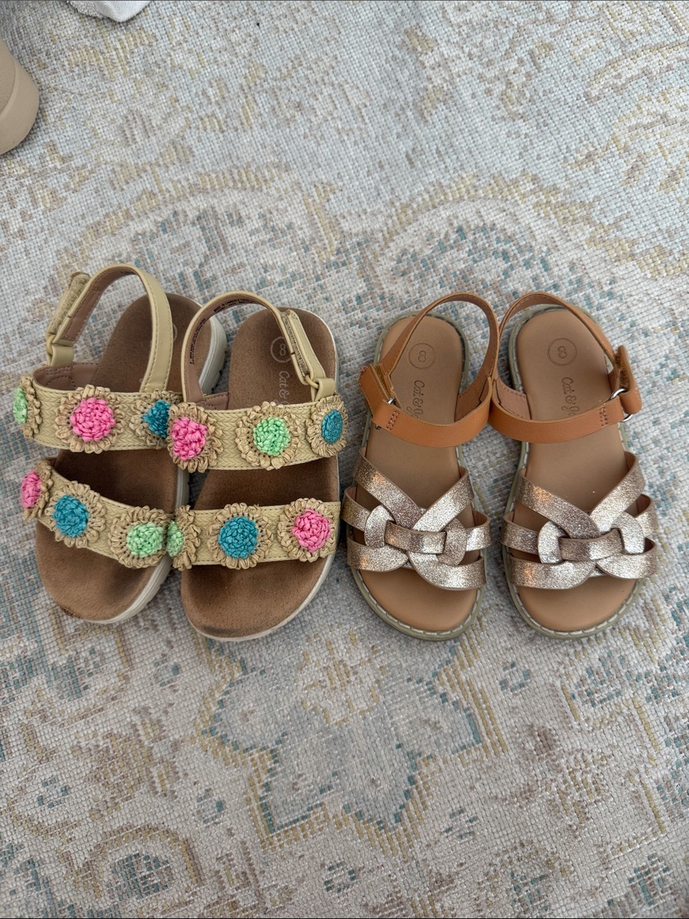Girls Summer Sandals sz 8 Bundle